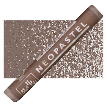 Open in modal - Caran d'Ache Neopastel - Vpastel andycke Brown pastel and swatch