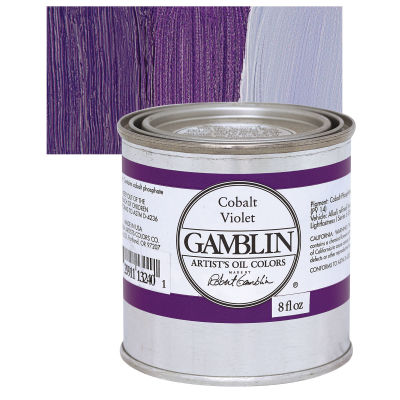 Gamblin Artist's Oil Color - Cobalt Violet, 8 oz Can