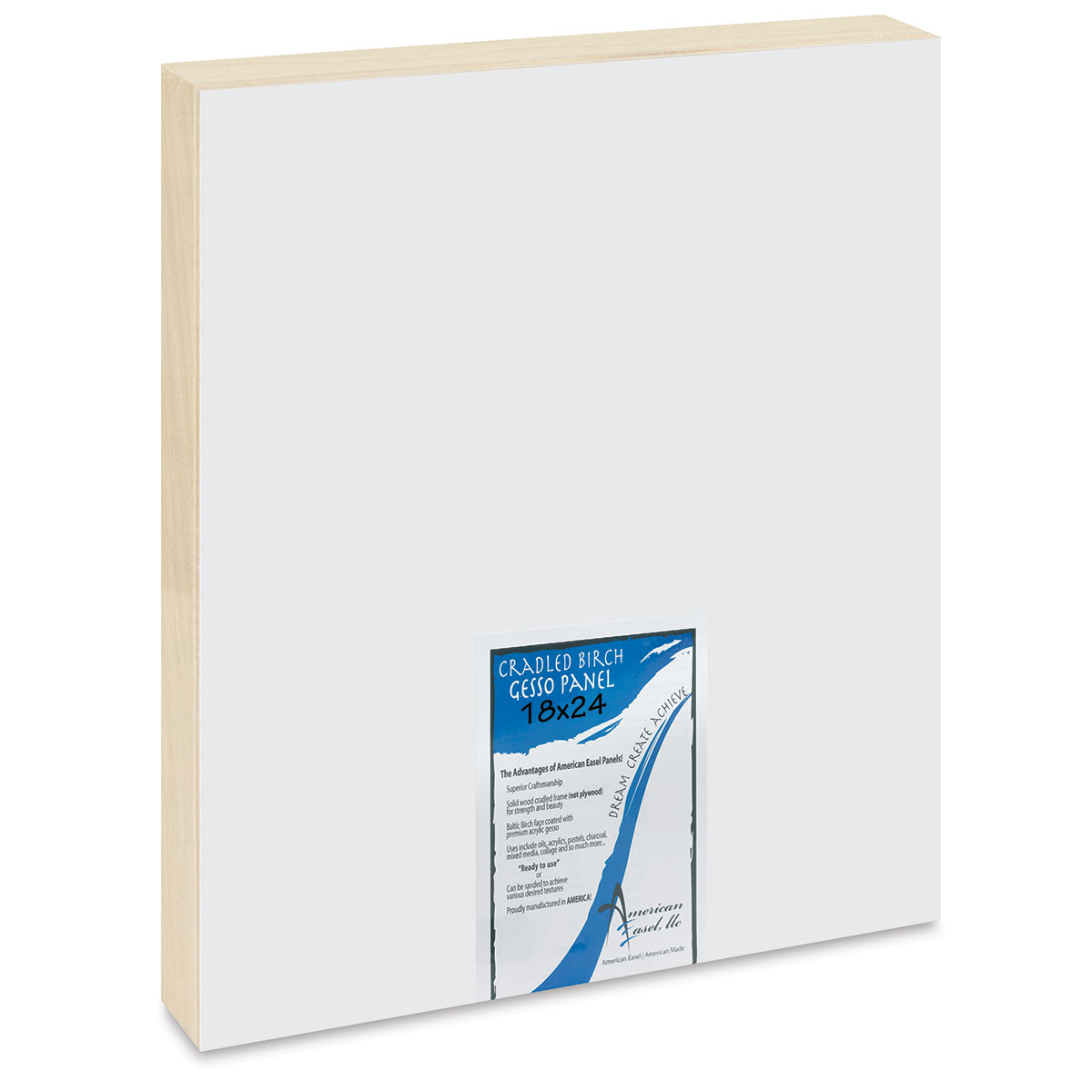 Dovetailed Hanging Slots in Art Boards™ Gesso Artists Panels hang