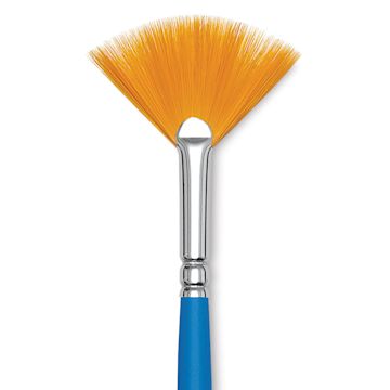 Open in modal - Princeton Select Synthetic Brush - Chisel Blender, Short Handle, Size 2 (close-up)