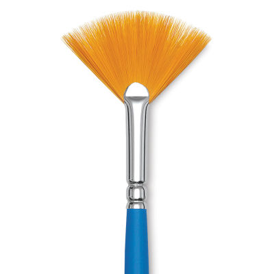 Princeton Select Synthetic Brush - Chisel Blender, Short Handle, Size 2 (close-up)