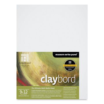 Open in modal - Ampersand Claybord - 9'' x 12'', 1-1/2'' Cradled