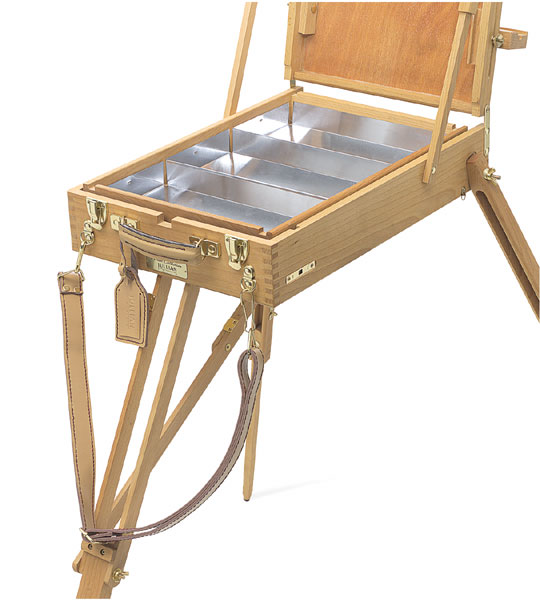 JULLIAN® REXY FRENCH WATERCOLOR EASEL WITH PAINT BOX - BCI Imaging