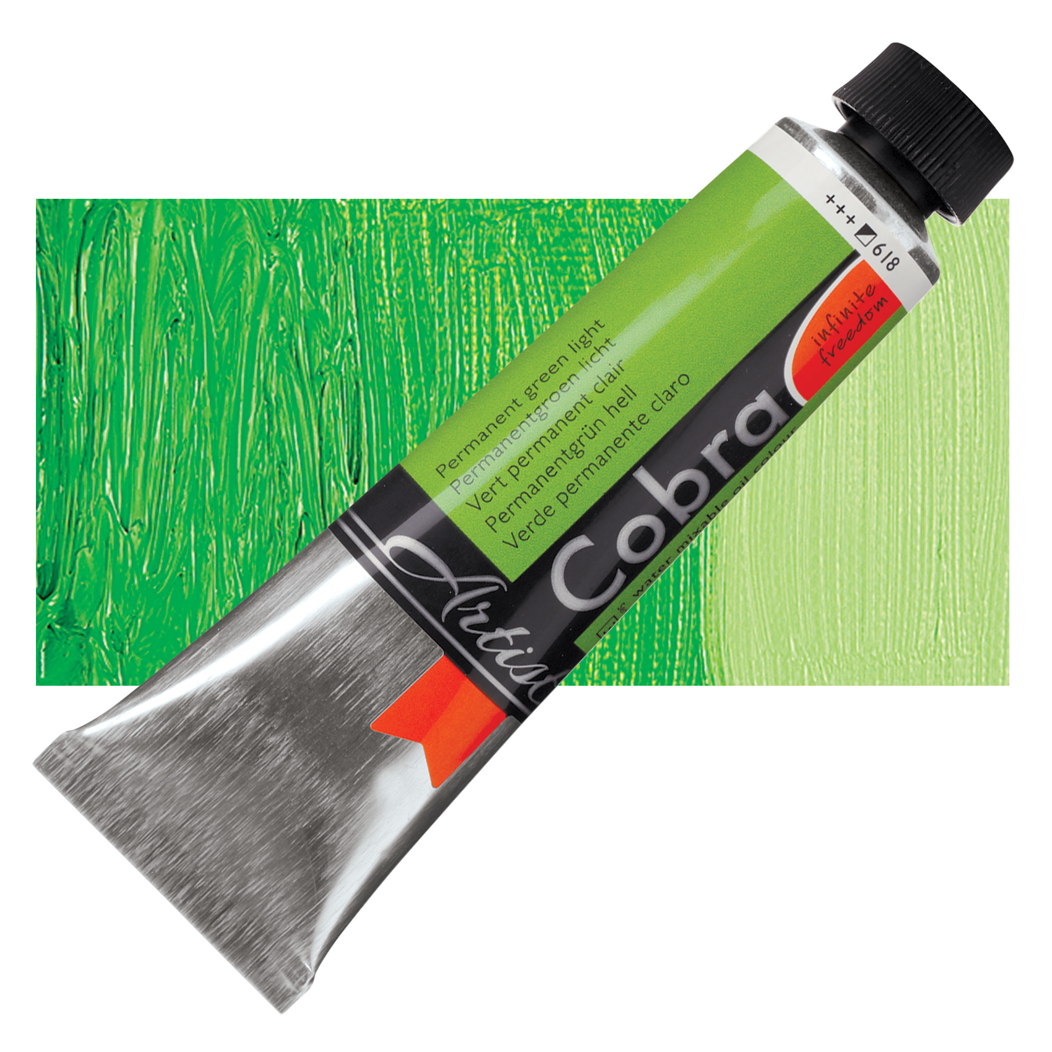 Royal Talens Cobra Water Mixable Oil Color - Permanent Green Light, 40 ml  tube