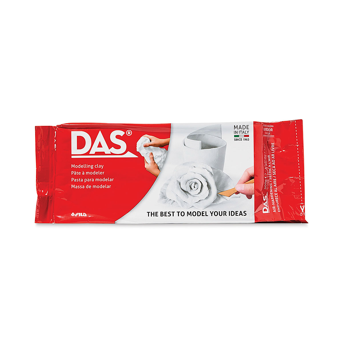 DAS White Air-Hardening Modelling Clay, School pack, 5x1kg, Ideal for  Schools and Art Classes : : Home & Kitchen