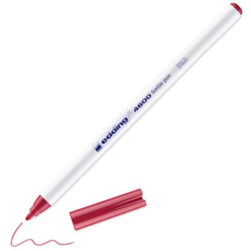 Open in modal - Edding 4600 Textile Pen - Carmine Red