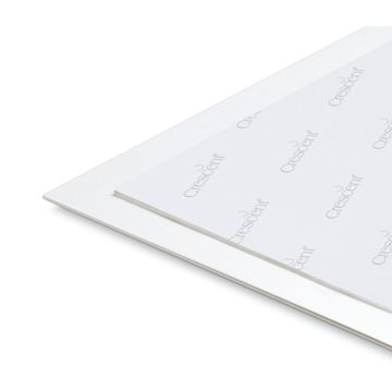 Open in modal - Crescent Illustration Board - 32" x 40", 24-Ply, White, Cold Press
