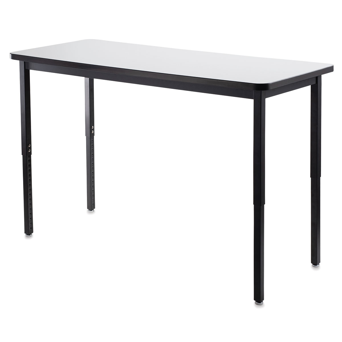 National Public Seating Adjustable Height Utility Table - Whiteboard, 30' x 72'