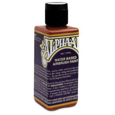Alpha6 AlphaAir Airbrush Ready Paint - Burnt Caramel, 5 oz, Bottle