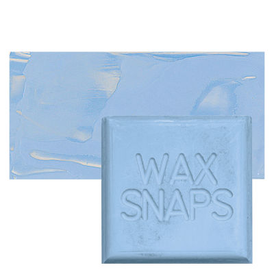 Enkaustikos Wax Snaps Encaustic Paints - Cobalt Blue Light, 40 ml cake