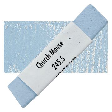 Open in modal - Great American Handmade Pastel - Church Mouse 5, 245.5 pastel and swatch