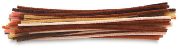 Chenille Kraft Stems in Multicultural Colors - Piled horizontally
