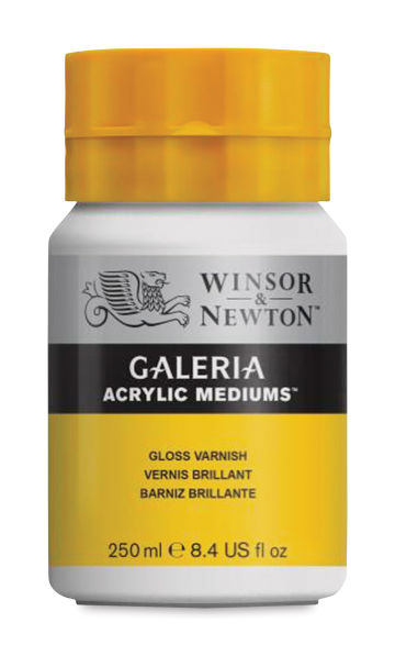 Winsor & Newton Galeria Acrylic Painting Mediums Matt, Satin or Gloss  Varnish 250ml 