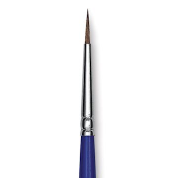 Open in modal - Blick Scholastic Ox Brush - Round, Short Handle, Size 1 close up