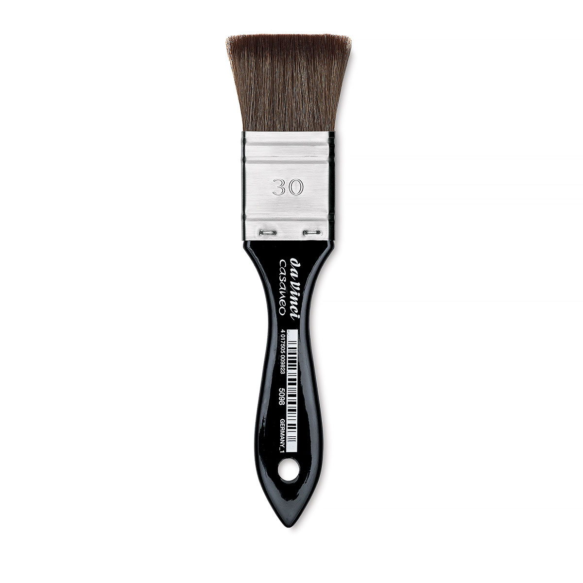 da Vinci Brushes 5598 Casaneo Round (Sizes 0,1,2,3,4) Artist Brush Set,  Black, 5 Count