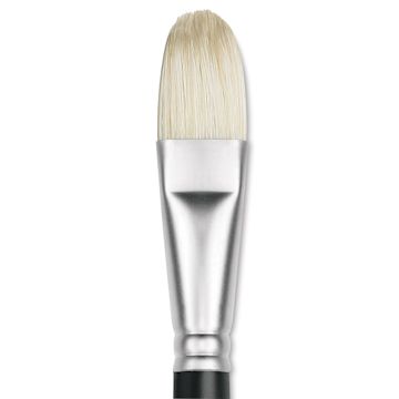 Open in modal - Winsor & Newton Artists' Oil Brush - Filbert, Long Handle, Size 12