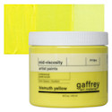 Gaffrey Art Material Standard Body Acrylic Paint - Bismuth Yellow, 473 ml jar