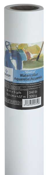 Canson Canson Watercolor Paper Montval Roll 48''X5Yd - MICA Store