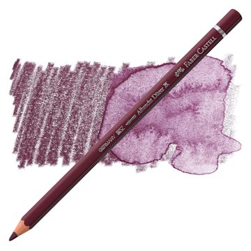 Open in modal - Faber-Castell Albrecht Durer Watercolor Pencil - Red-Violet pencil and swatch