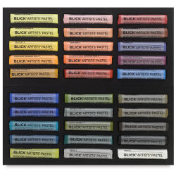 Blick Artists' Soft Pastel Set - Assorted Colors, Set of 30 (inside package)
