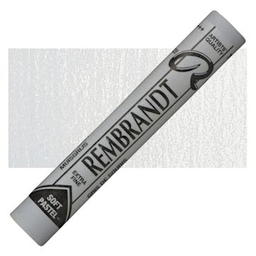 Open in modal - Rembrandt Soft Pastel - Mouse Gray 707.10 pastel and swatch