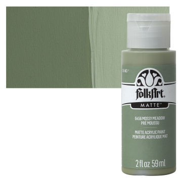 Folkart Matte Acrylic Paint 2oz-Lush Meadow