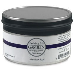 Gamblin Etching Ink - Prussian Blue, 1 lb