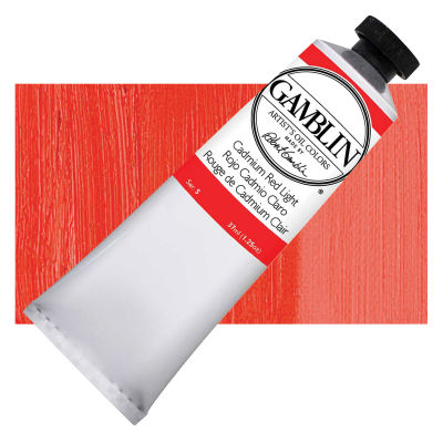 Gamblin Artist's Oil Color - Cadmium Red Light, 37 ml tube
