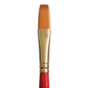 Open in modal - Princeton Heritage Sable Brush - One-Stroke, Short Handle, Size 1/2" close up