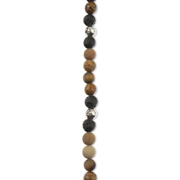 Open in modal - John Bead Solar System Glass Bead Strand - Jupiter, 8 mm Dia.