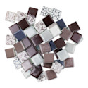 Mosaic Mercantile Patchwork Tiles - Heather Purple/Grey, 3 lb