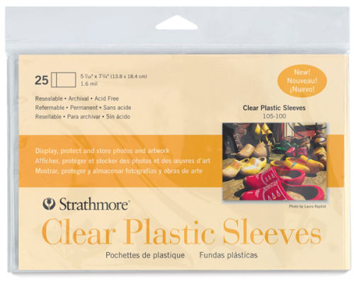 Strathmore Clear Plastic Sleeves
