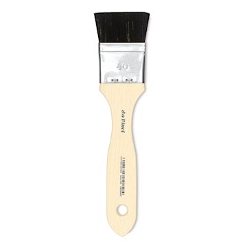 Open in modal - Da Vinci Black Goat Hair Brush - Wash Mottler, Size 40