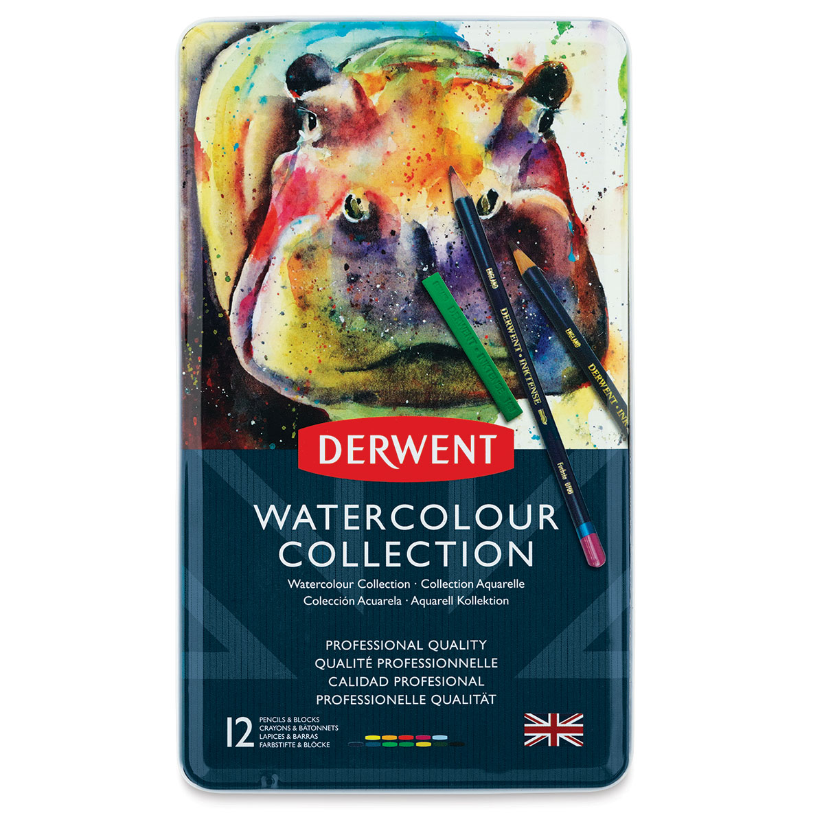 Derwent Watercolour (Lapicés Acuarelables) - Set de 12