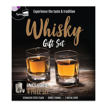 SpiceBox Whiskey Gift Set (Front of package)