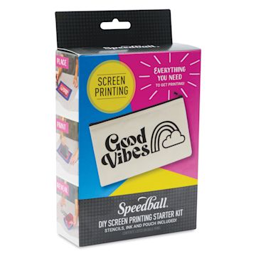 Open in modal - Speedball DIY Screen Printing Starter Kit, front of packaging