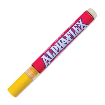 Open in modal - Alpha6 AlphaFlex Textile and Leather Paint Marker - Dark Yellow, 4 mm