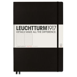 Leuchtturm1917 Dotted Hardbound Notebook - Black, 8-3/4" x 12-1/2"