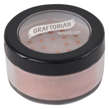 Graftobian Large Luster Powders - Angled view of Astral Peach Powder Jar
