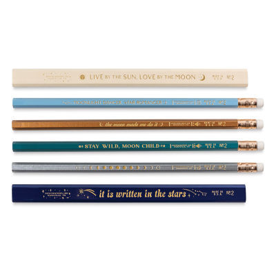 DesignWorks Ink Celestial Heavens Pencil Set, Set of 6