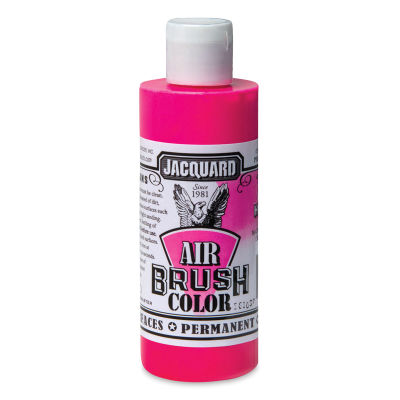 Jacquard Airbrush Paint - 4 oz, Fluorescent Hot Pink