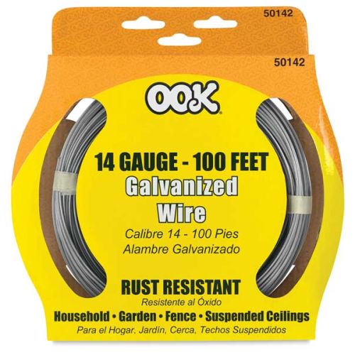 OOK 50141 12 Gauge Steel Galvanized Wire, 100 ft., 2-Pack