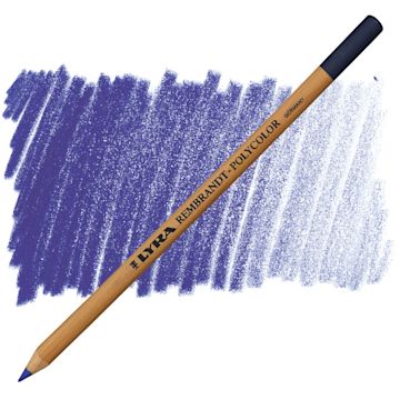 Open in modal - Lyra Rembrandt Polycolor Premium Oil-Based Colored Pencil - Delft Blue pencil and swatch