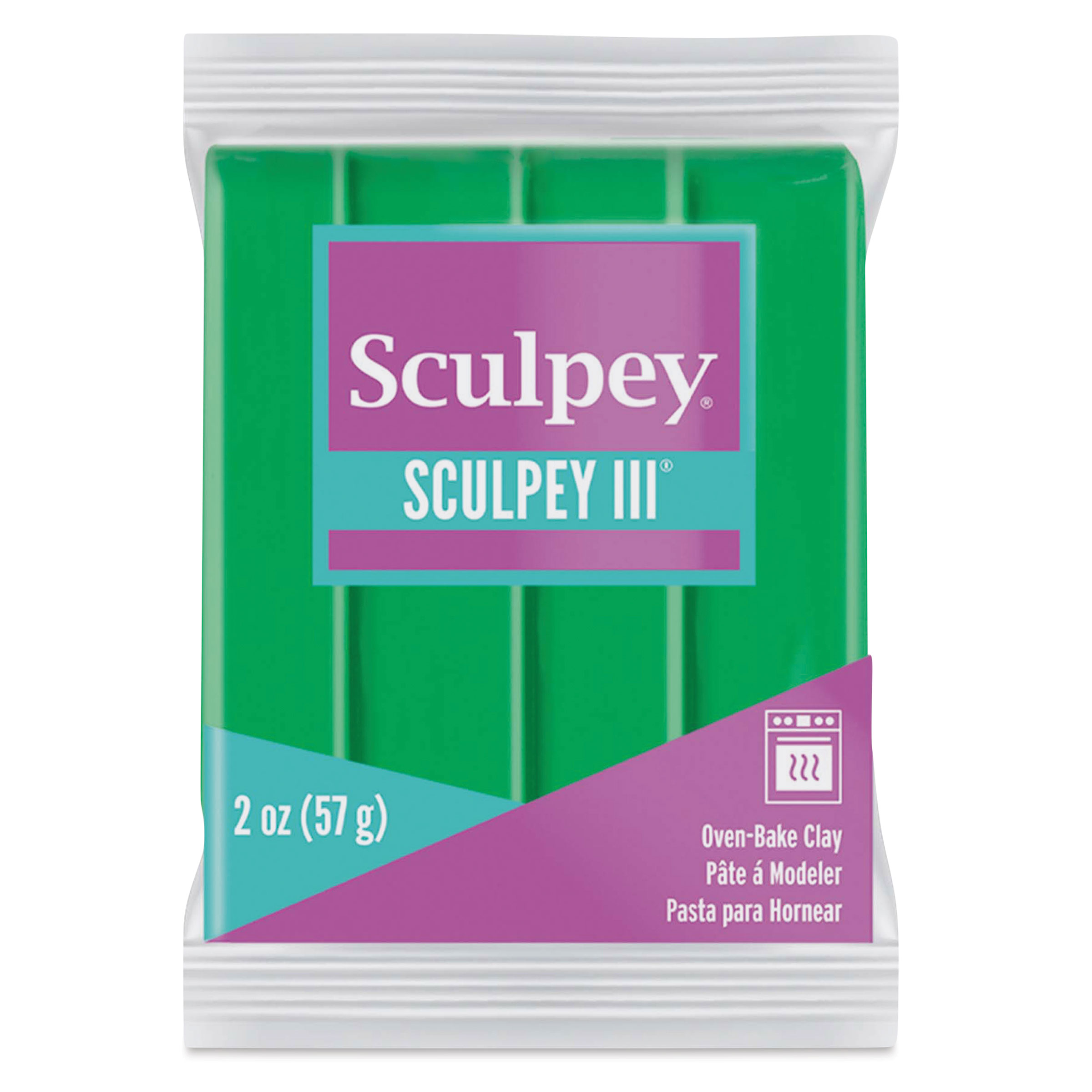 Sculpey Polymer Clay, White, 1.75lbs, Multipack of 3 
