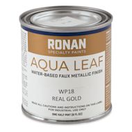 Ronan Aqua Leaf Water-Based Faux Metallic Colors