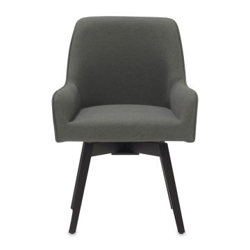 Studio Designs Spire Swivel Chair - Pewter, front