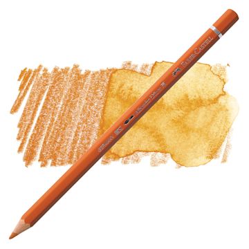 Open in modal - Faber-Castell Albrecht Durer Watercolor Pencil - Terracotta pencil and swatch