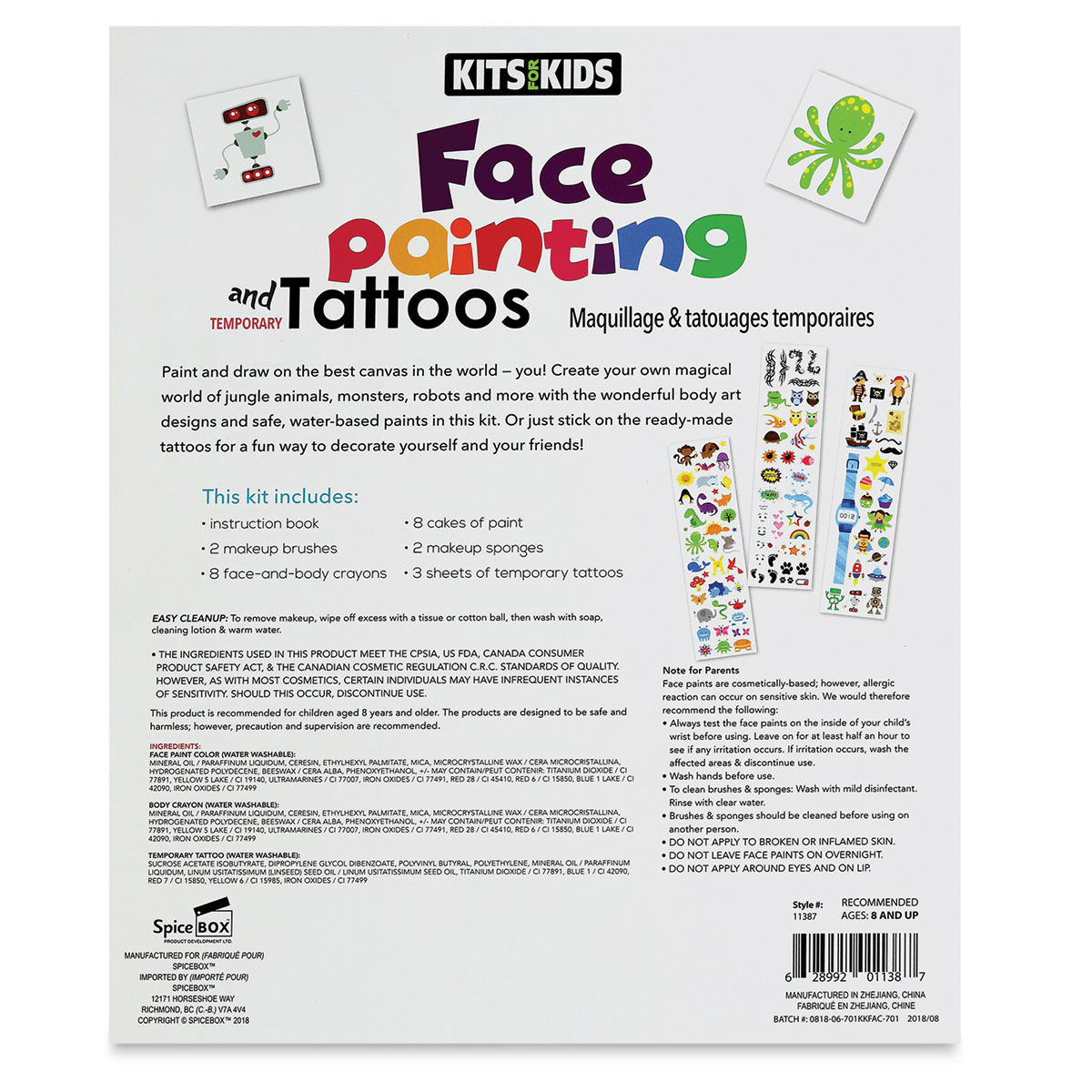 Face Painting & Temp Tattoos by Spicebox