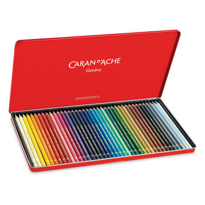 Caran d'Ache Pablo Colored Pencil Set - Assorted Colors, Set of 40, Inside Cover