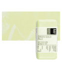 R&F Encaustic Paint Block - Green Gold Pale, 40 ml block